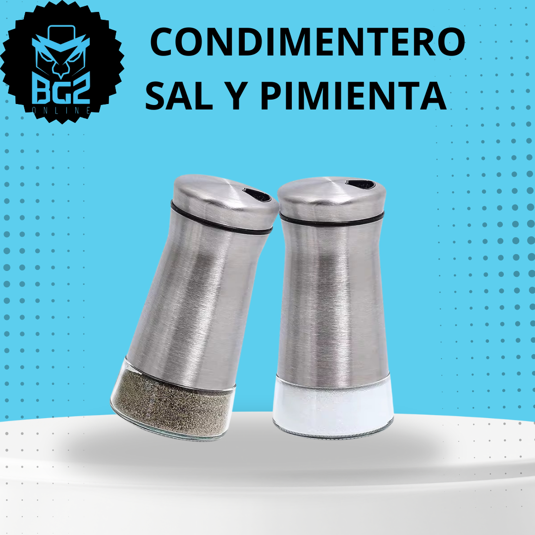 CONDIMENTERO SAL Y PIMIENTA